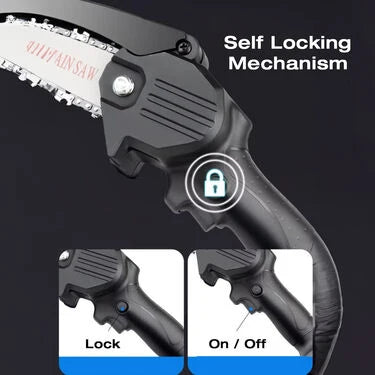 6 Inch Battery Powere Portable Chainsaw